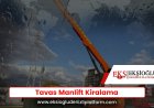 Tavas Manlift Kiralama