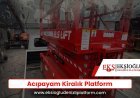 Acıpayam Kiralık Platform