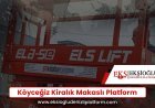 Köyceğiz Kiralık Makaslı Platform