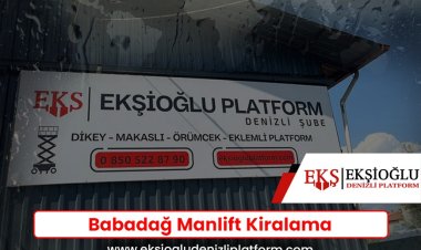 Babadağ Manlift Kiralama