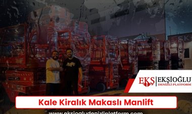 Kale Kiralık Makaslı Manlift