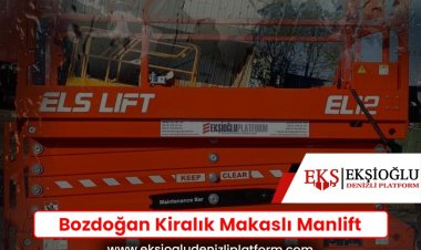 Bozdoğan Kiralık Makaslı Manlift