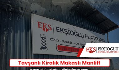 Tavşanlı Kiralık Makaslı Manlift