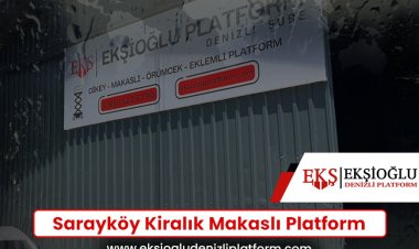 Sarayköy Kiralık Makaslı Platform