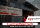 Denizli Kiralık Makaslı Manlift